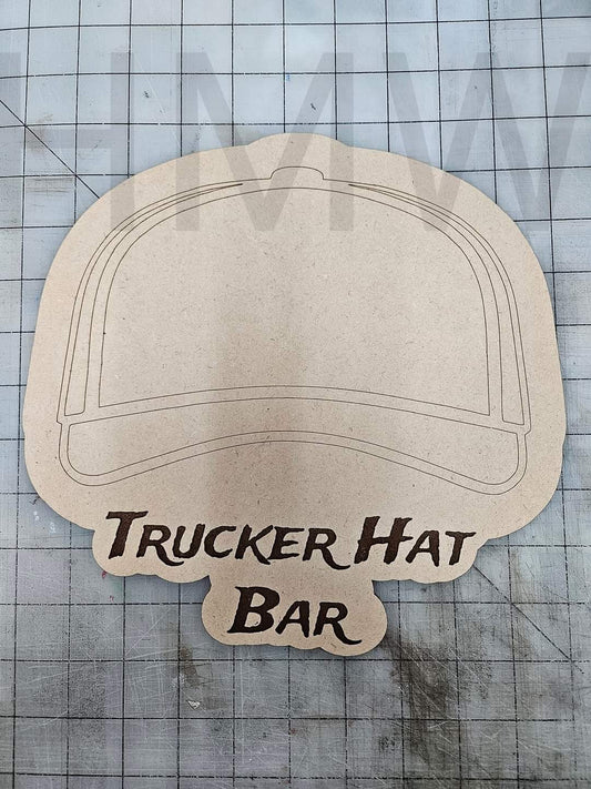 Trucker Hat bar board