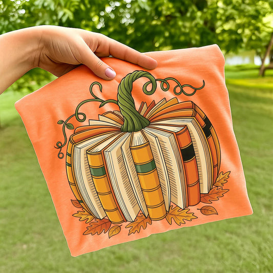Book Pumpkin Graphic Tee