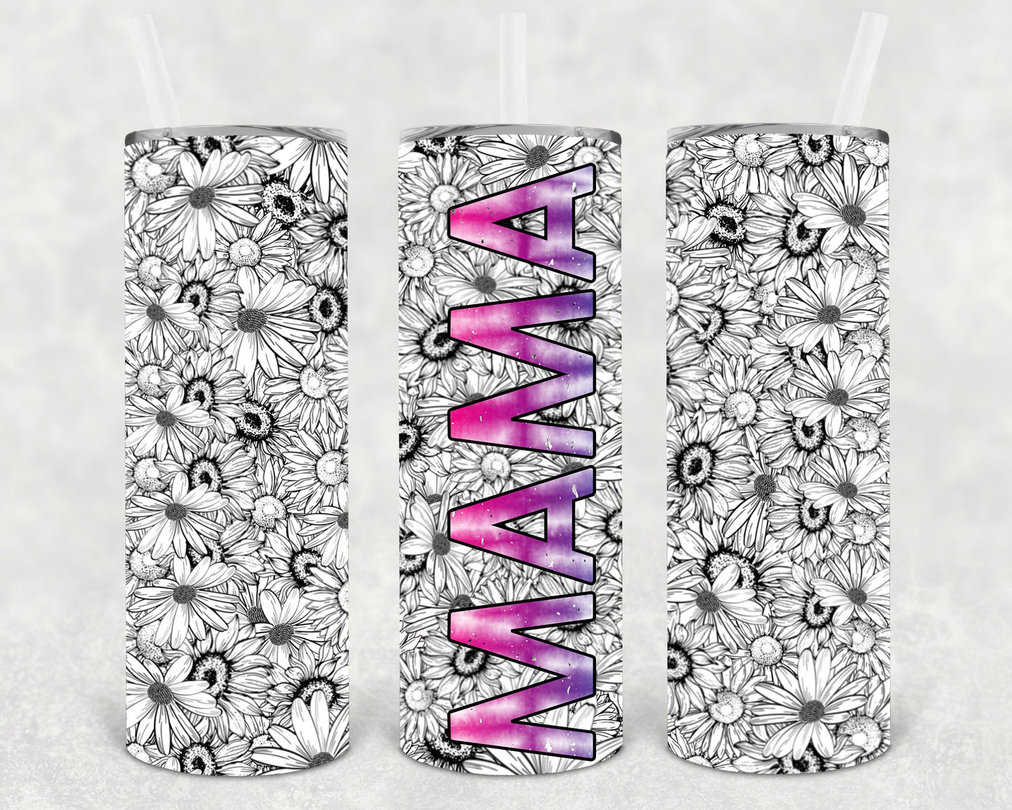 Floral Mama 20 oz Skinny Tumbler