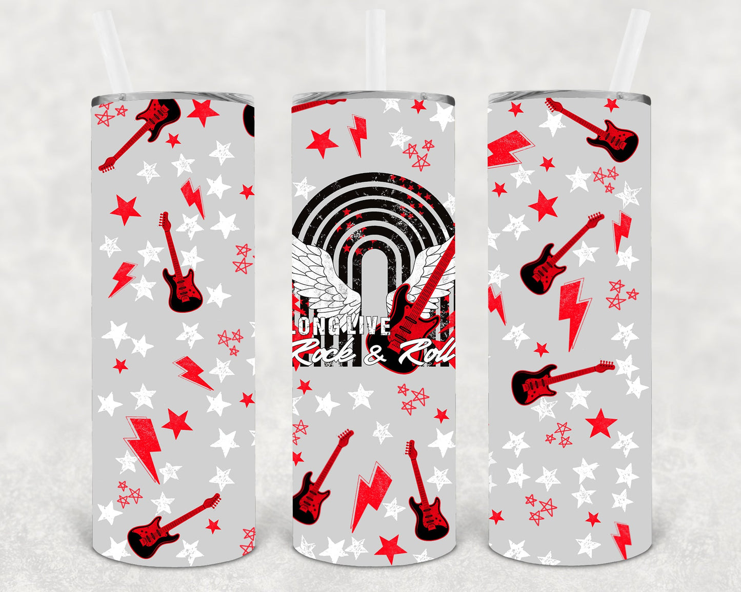 Long Live Rock & Roll 20 oz Skinny Tumbler