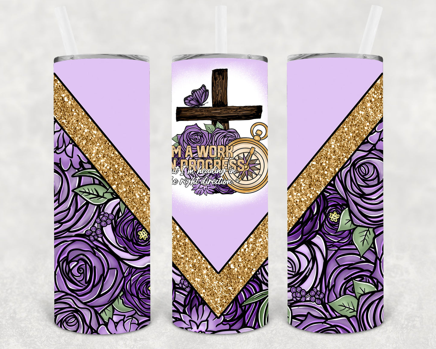 I'm a Work in Progress 20 oz Skinny Tumbler