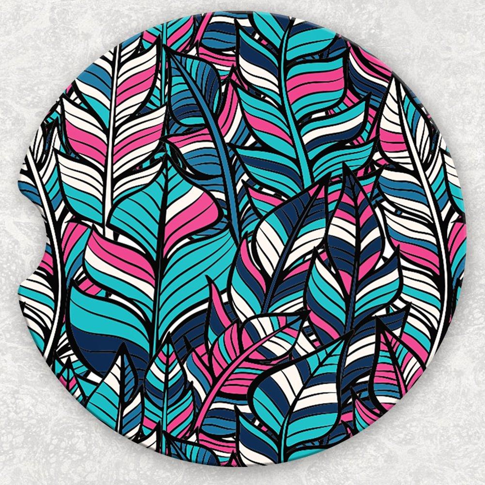 Car Coaster Set - Feathers