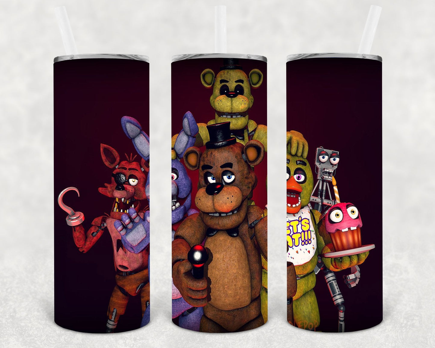Five Nights at Freddy's 20 oz Skinny Tumbler