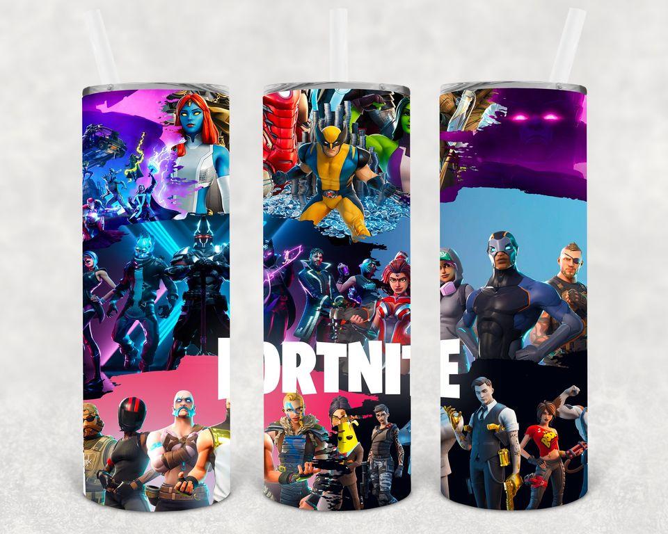 Fortnite 20 oz Skinny Tumbler