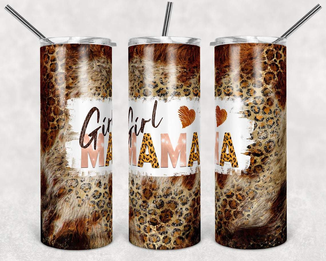 Girl Mama 20 oz Skinny Tumbler