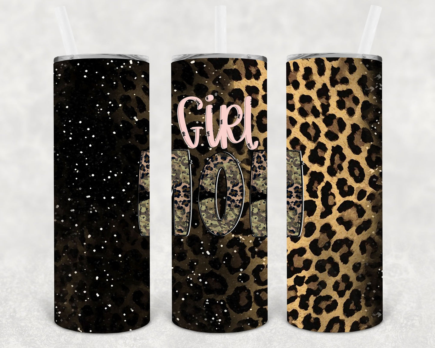 Girl Mom 20 oz Skinny Tumbler