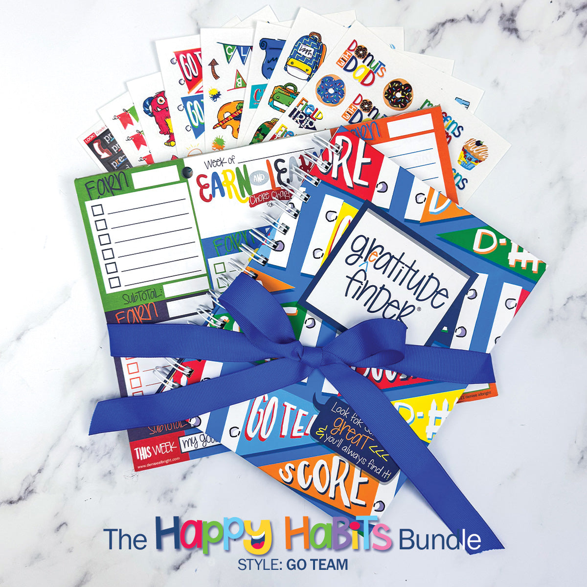 NEW! Happy Habits Bundle for Kids | Chore Chart, Gratitude Journal & Stickers + BONUS App Membership