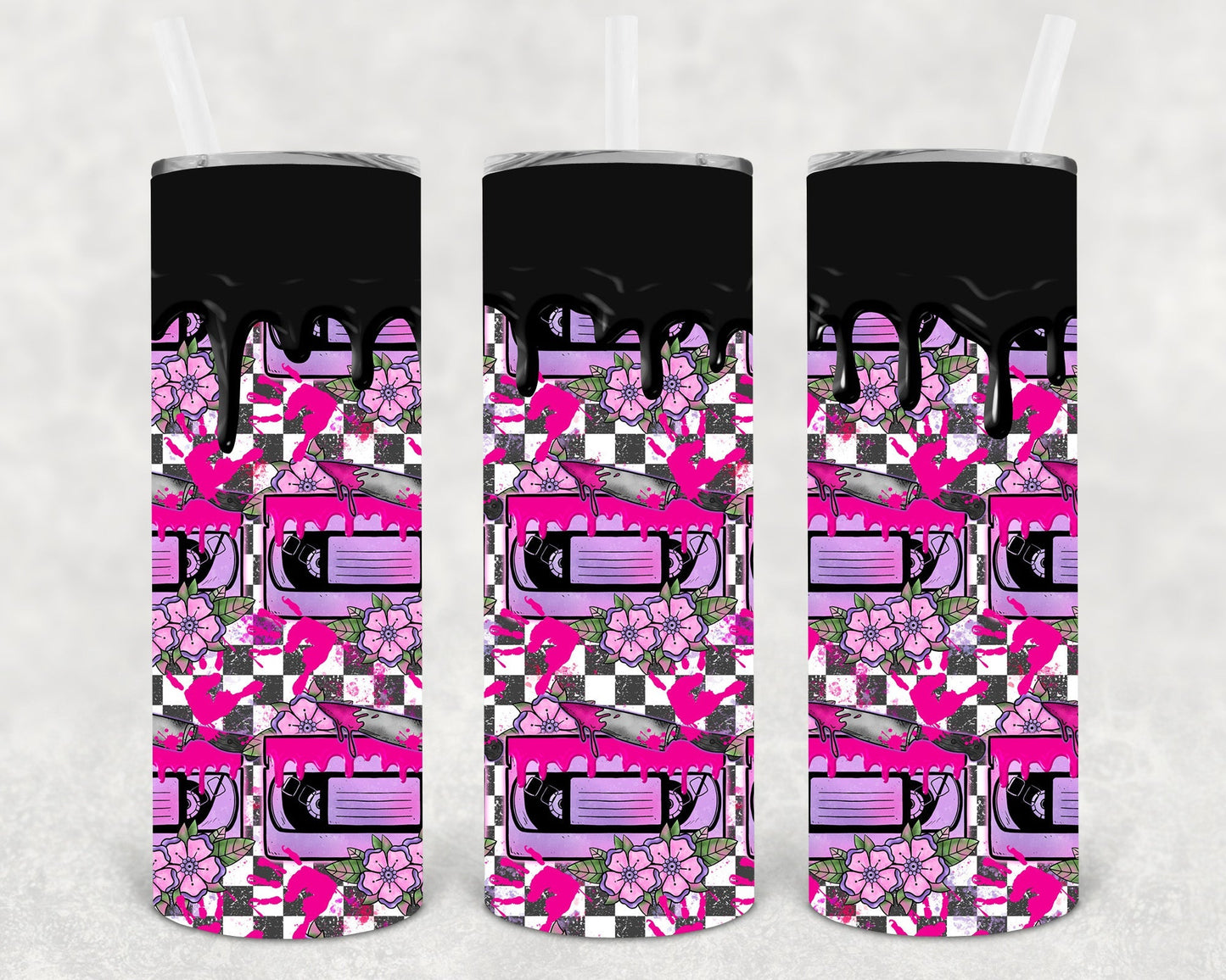 Horror Movies 20 oz Skinny Tumbler