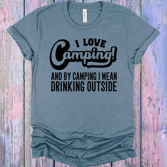I Love Camping Graphic Tee