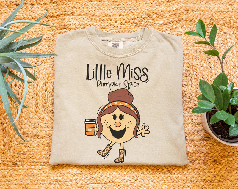 Little Miss Pumpkin Spice Comfort Colors