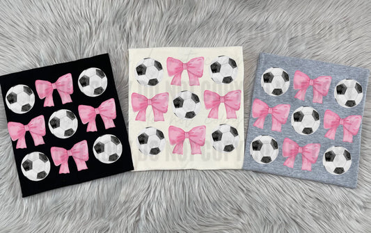 Soccer and Bows-Toddler/Youth WS