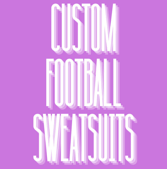 CUSTOM Football Sweatsuits (READ DESCRIPTION PRIOR TO PURCHASING) - TODDLER/YOUTH WS