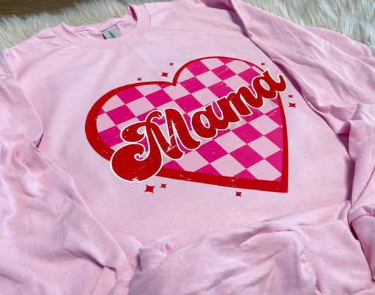 Mama Checkered Heart - WS