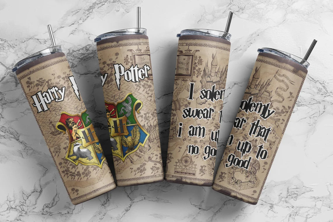 I Solemnly Swear That I am Up to No Good 20 oz Skinny Tumbler