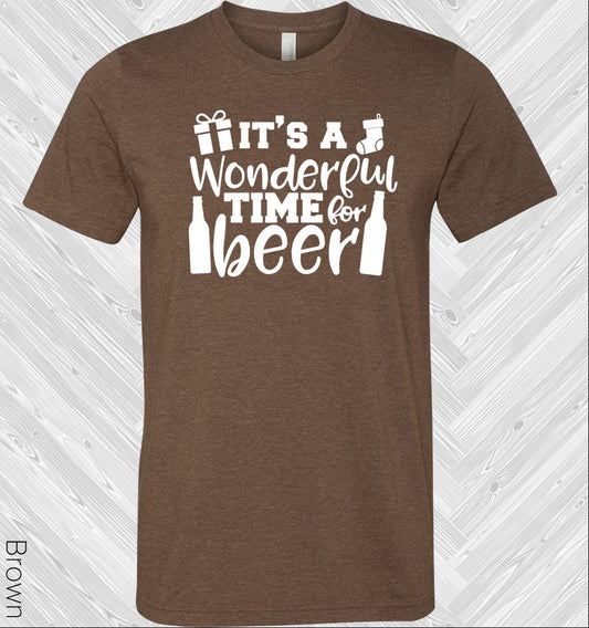 It's a Wonderful Time for Beer Graphic Tee