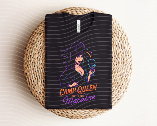 Camp Queen of the Macabre Neon Graphic Tee