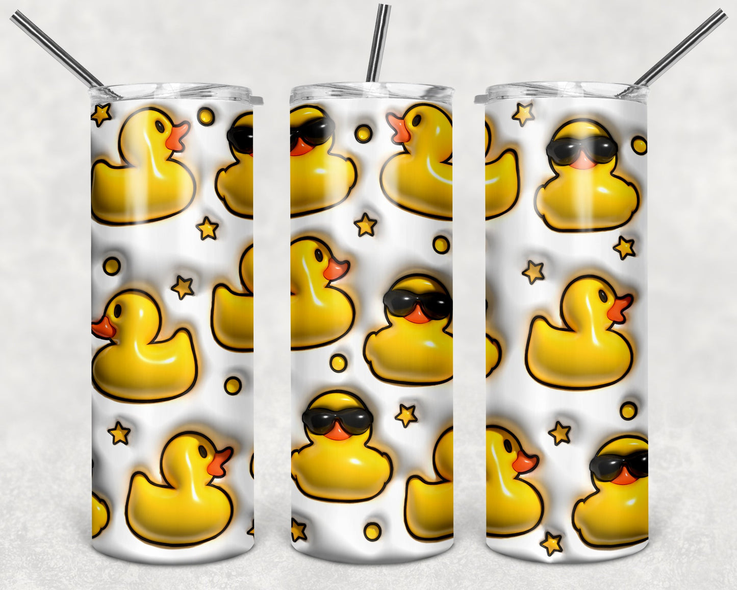 Ducks Puffy 20 oz Skinny Tumbler