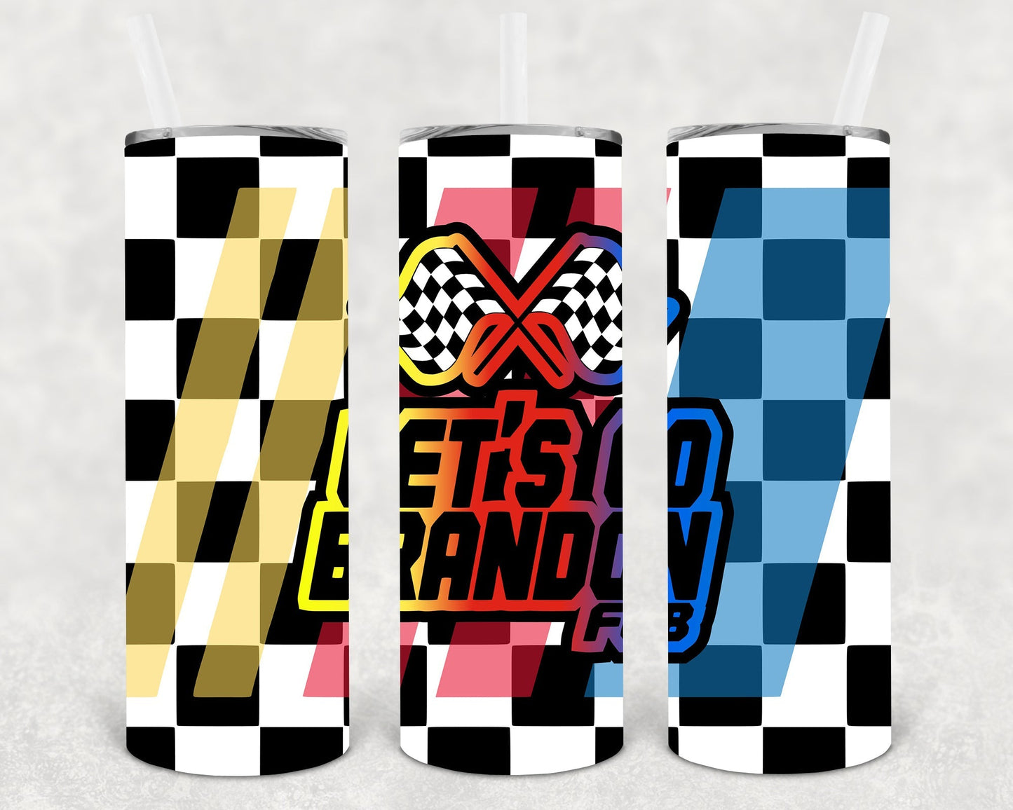 Let's Go Brandon 20 oz Skinny Tumbler