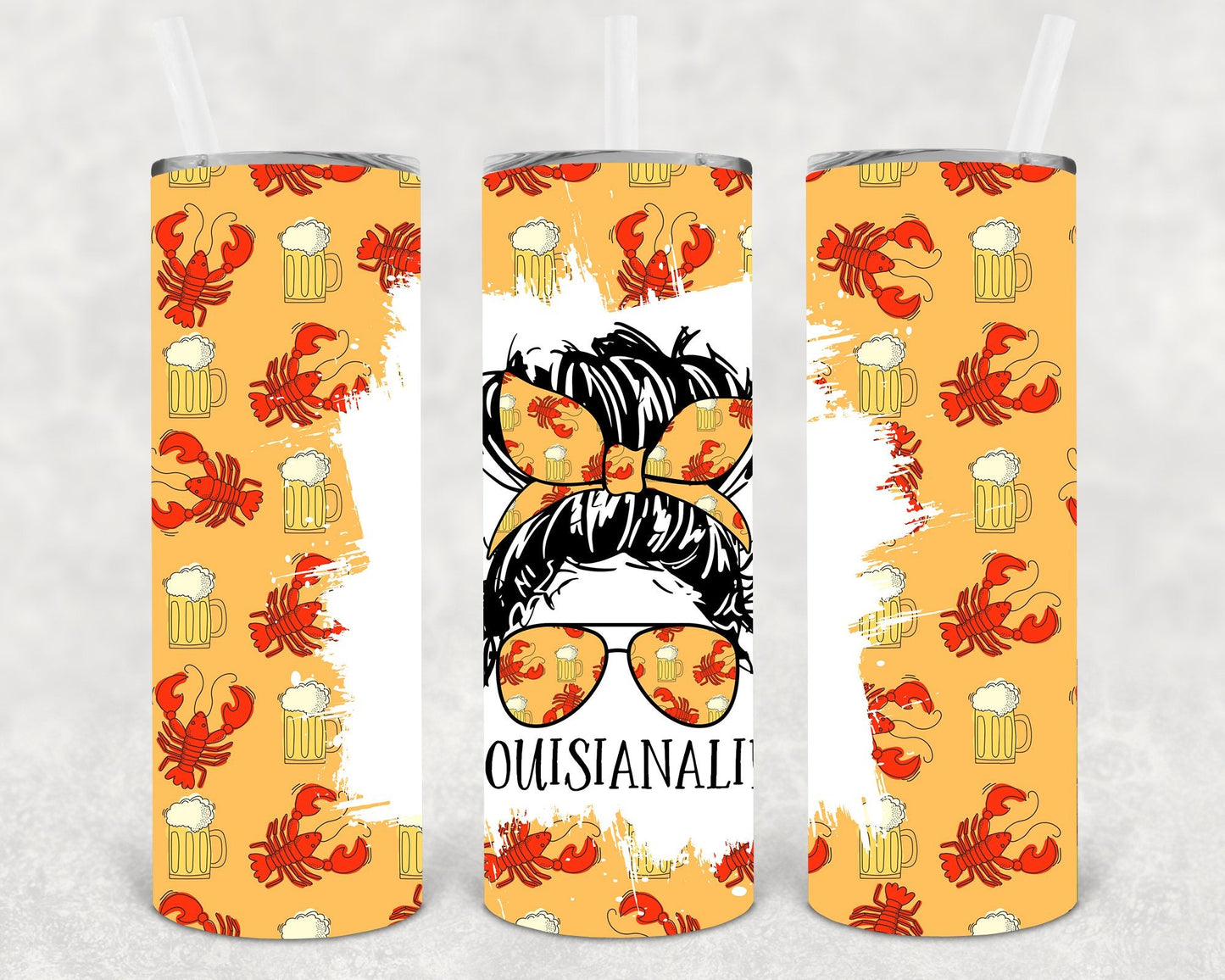 Louisiana Life #louisianalife 20 oz Skinny Tumbler