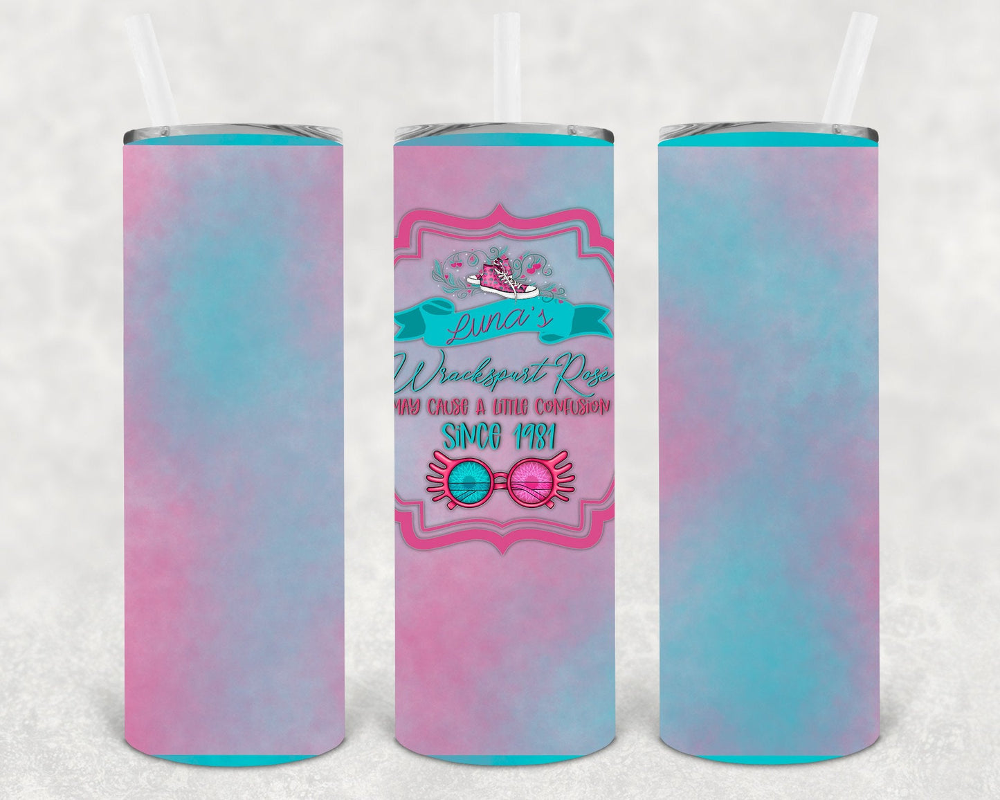 Luna's Wrackspurt Rose 20 oz Skinny Tumbler