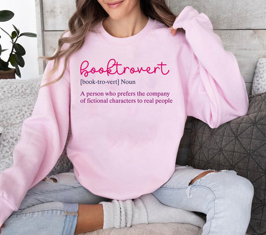 Booktrovert - Graphic Sweatshirt