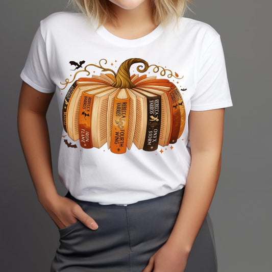 Fourth Wing Pumpkin Graphic Tee
