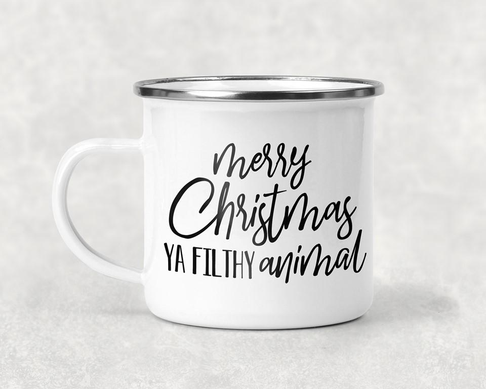 Merry Christmas Ya Filthy Animal Mug