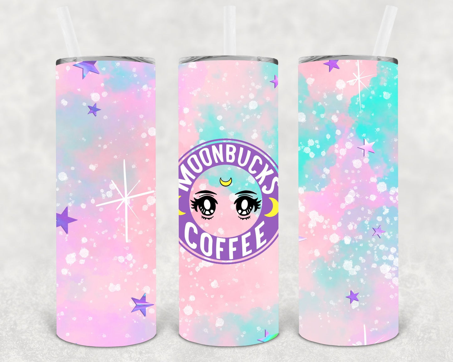 Moonbucks Coffee 20 oz Skinny Tumbler