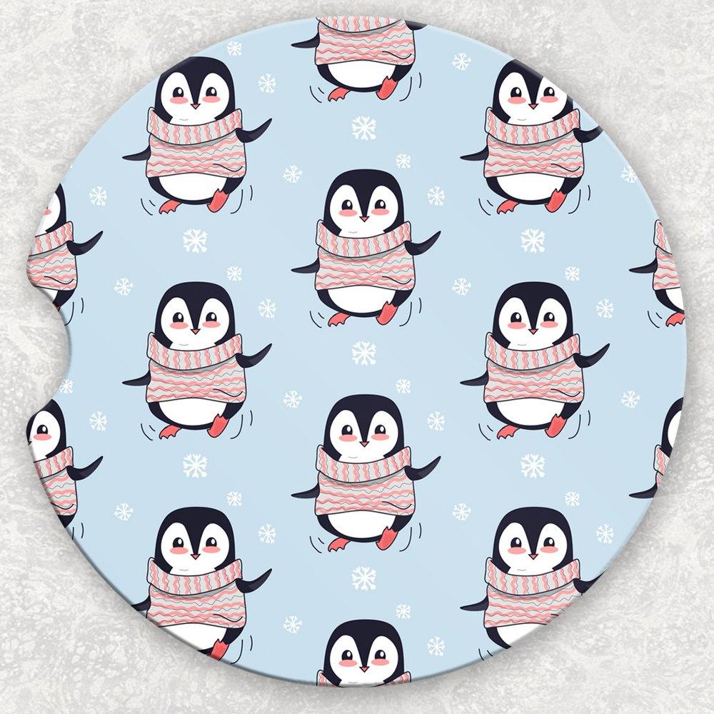 Car Coaster Set - Penguins