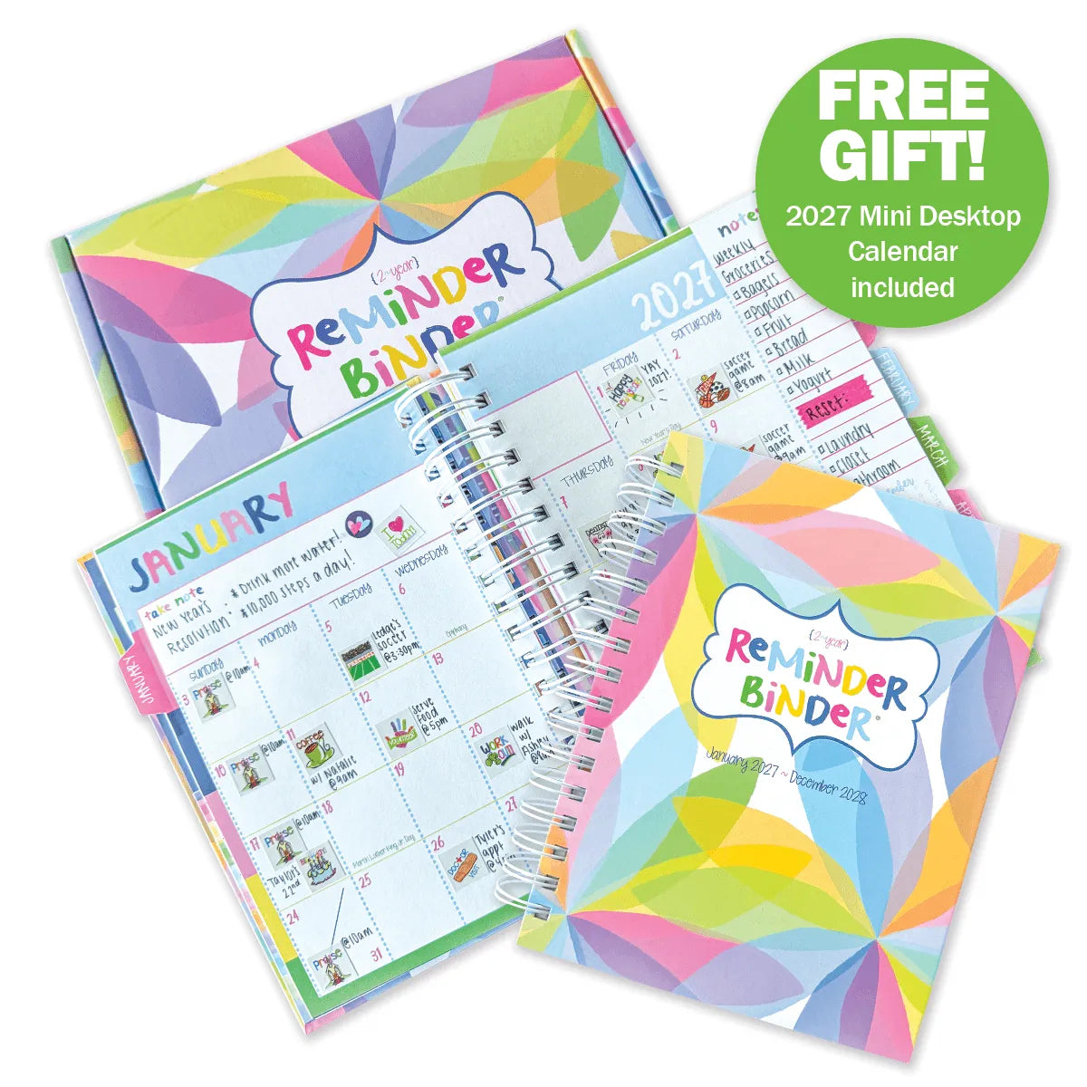 NEW! 2027-2028 Reminder Binder® 24-Month Planner | January 2027 - December 2028
