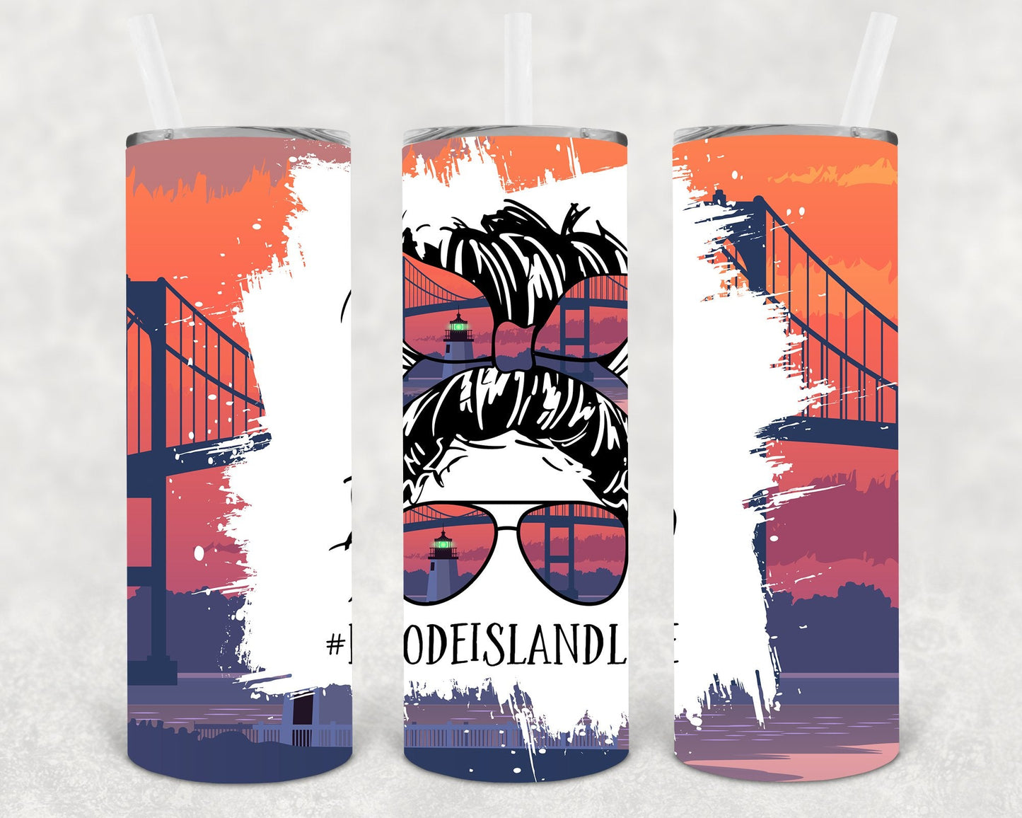 Rhode Island Life 20 oz Skinny Tumbler