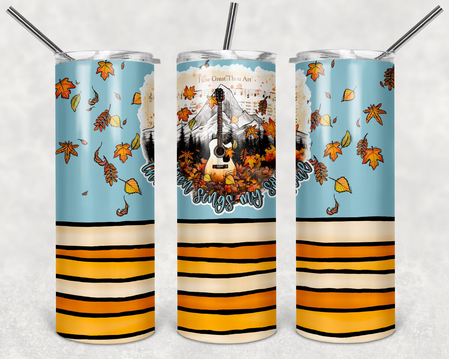 Then Sings My Soul 20 oz Skinny Tumbler