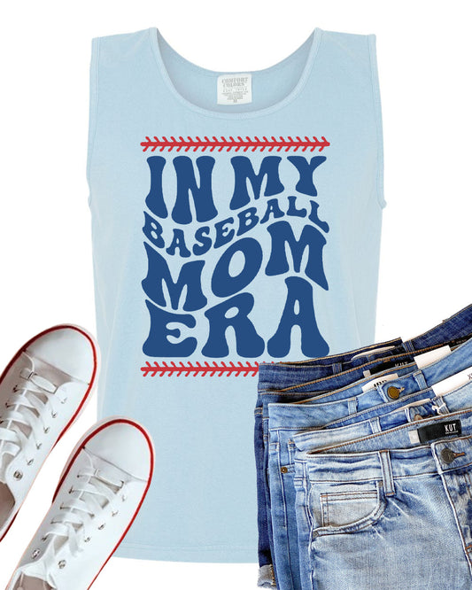 In My Baseball Mom Era - Comfort Colors Graphic Tank Top
