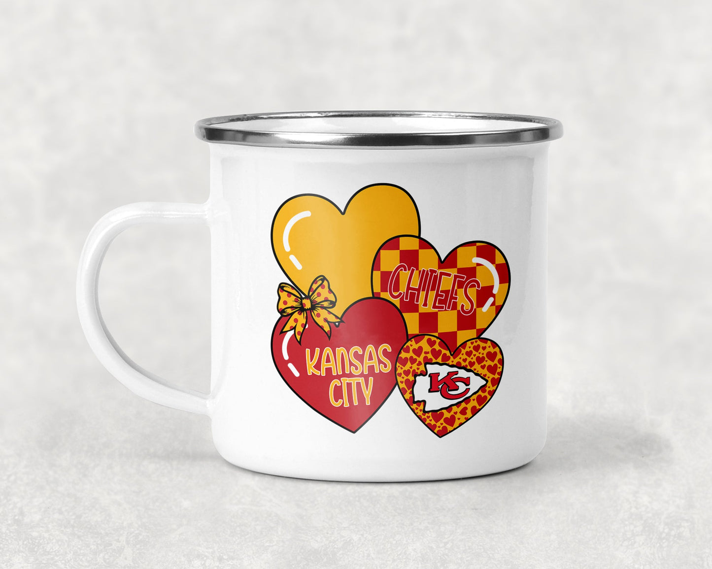Chiefs Hearts Mug