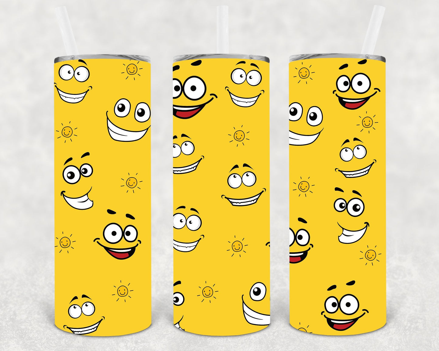Smiles 20 oz Skinny Tumbler