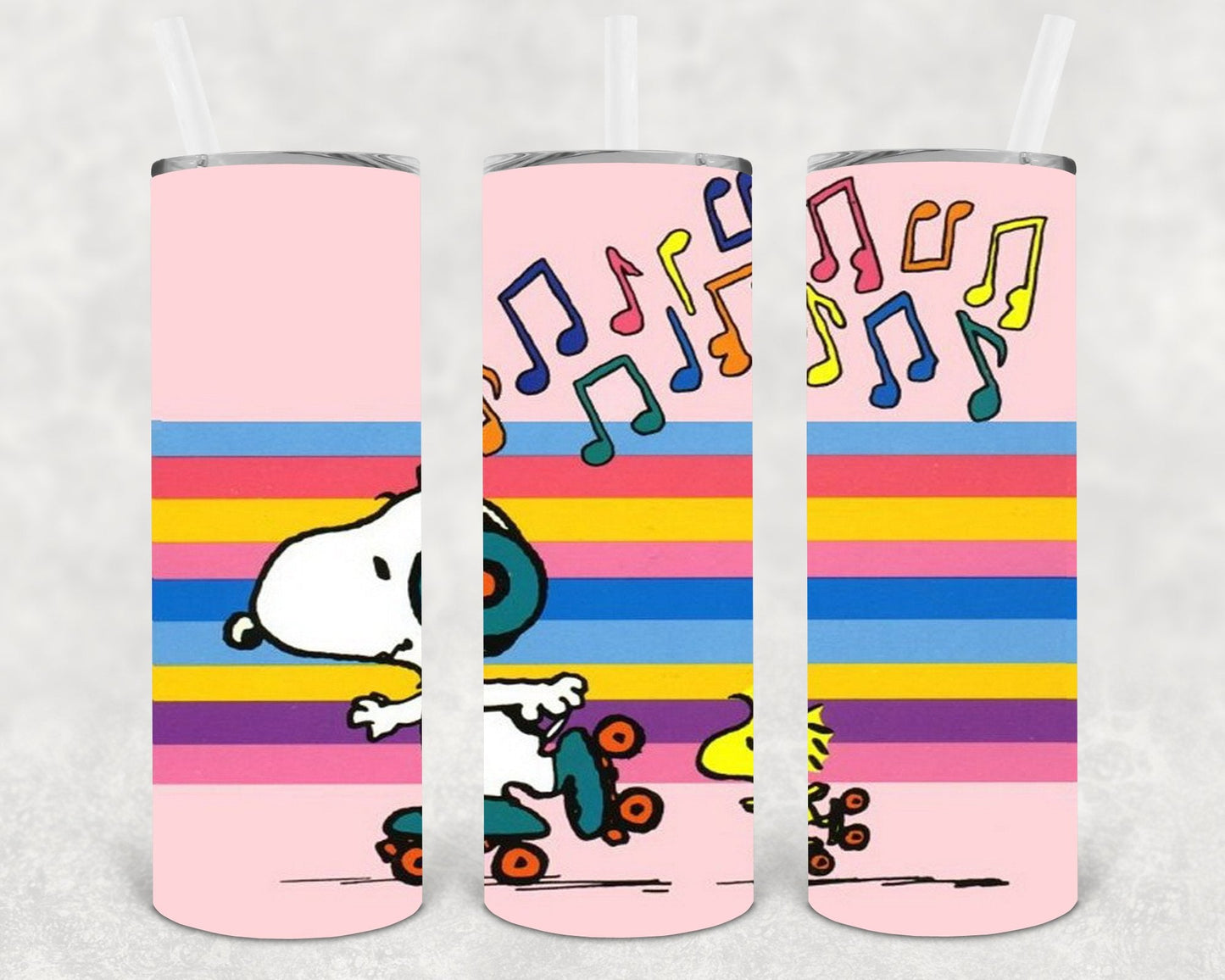 Snoopy and Woodstock 20 oz Skinny Tumbler