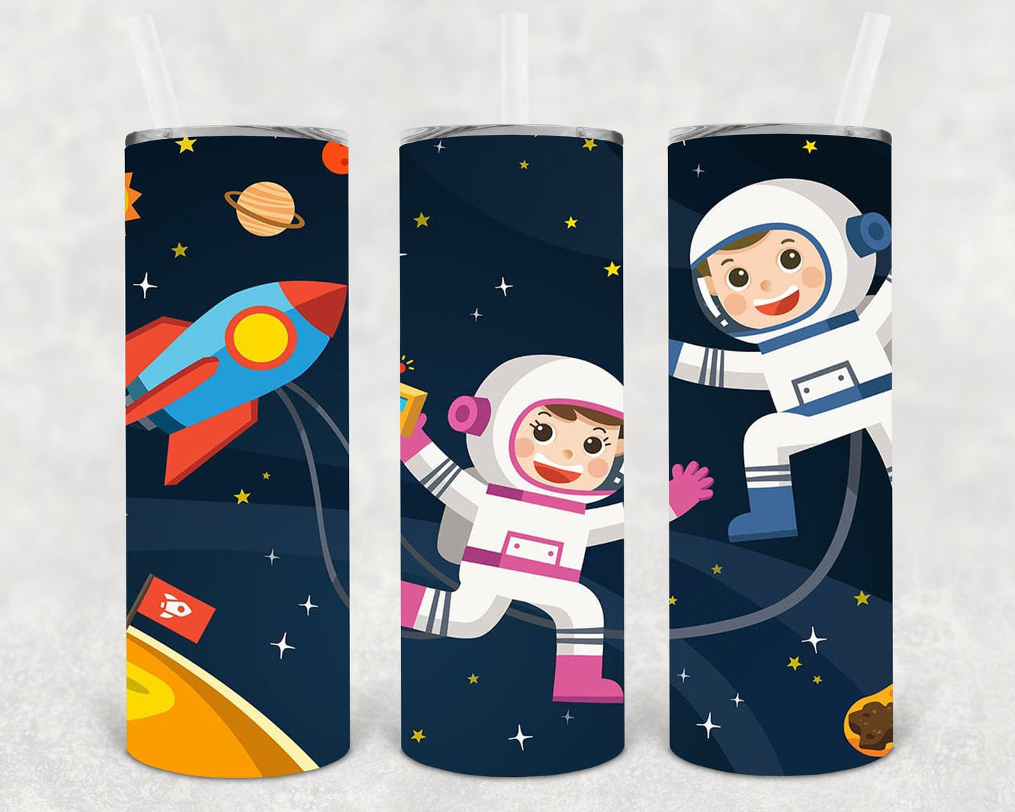 Space 20 oz Skinny Tumbler