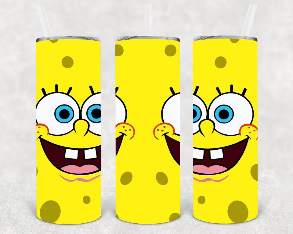 Spongebob 20 oz Skinny Tumbler