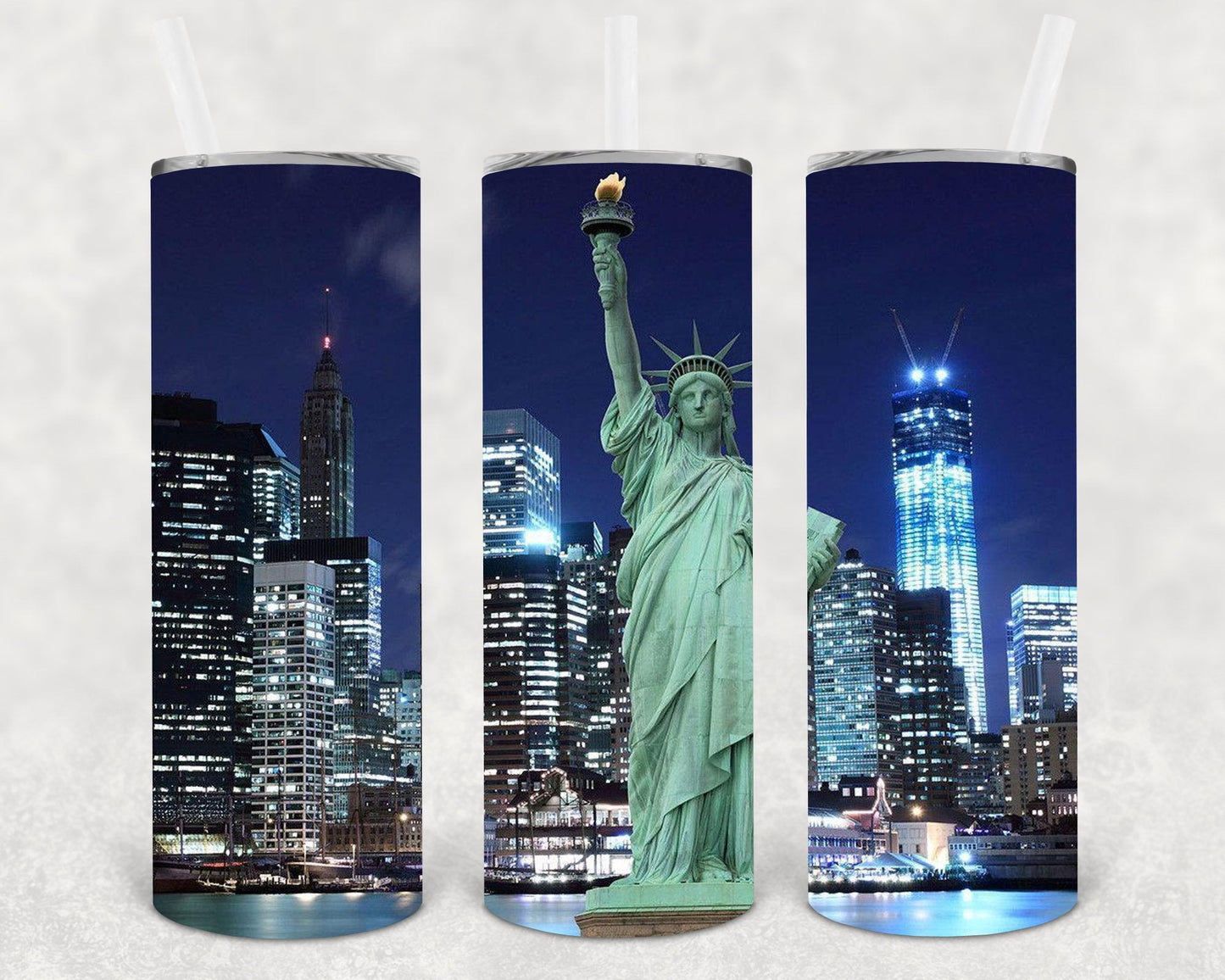 Statue of Liberty 20 oz Skinny Tumbler