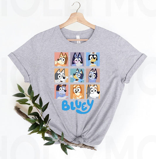 Bluey Characters Graphic Tee