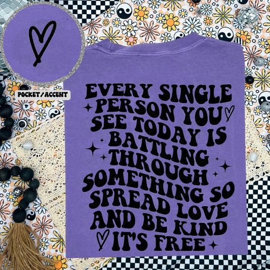 Be Kind It's Free - Comfort Colors Graphic Tee