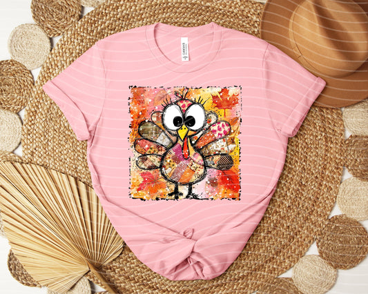 Painted Turkey Graphic Tee