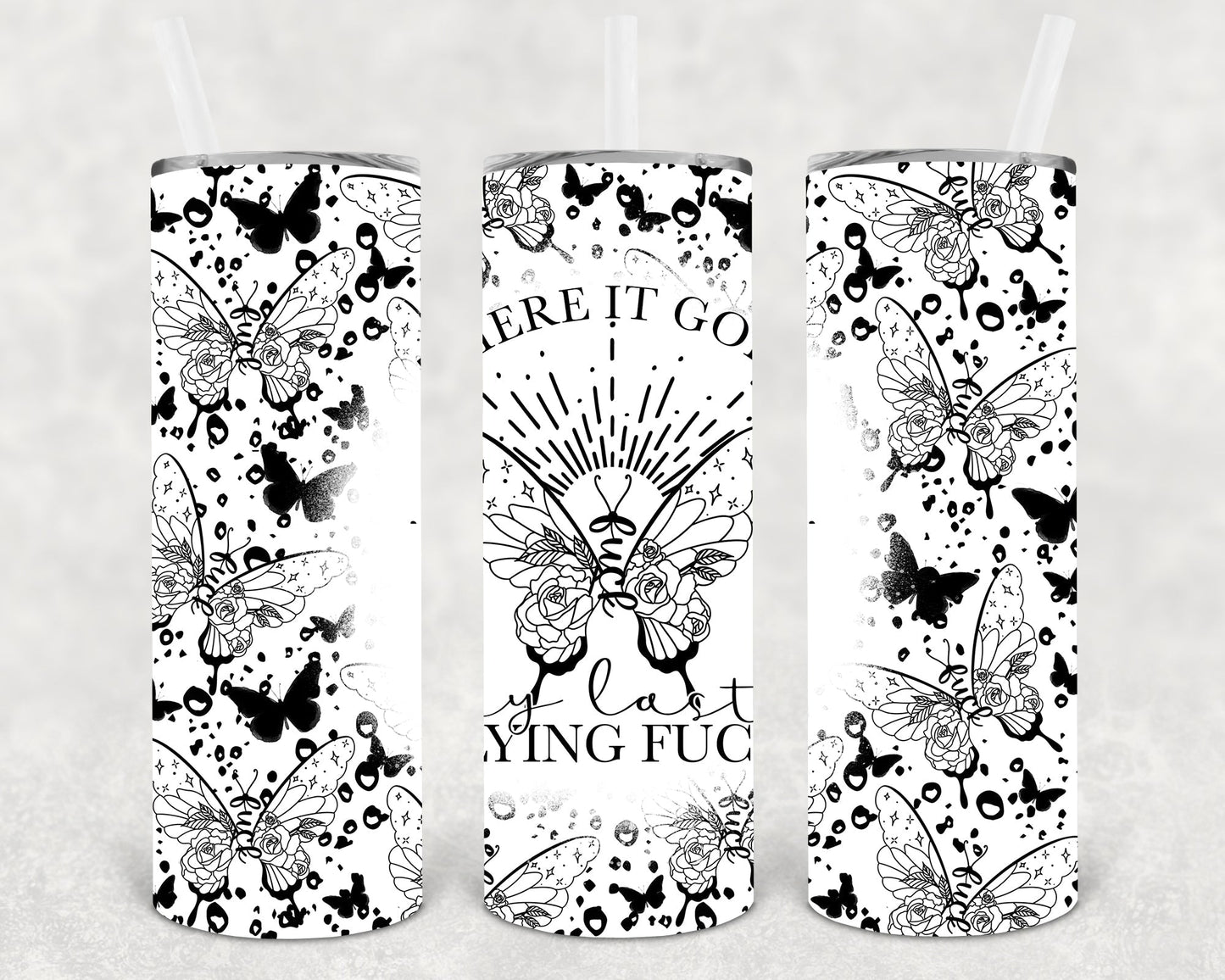 There it Goes 20 oz Skinny Tumbler