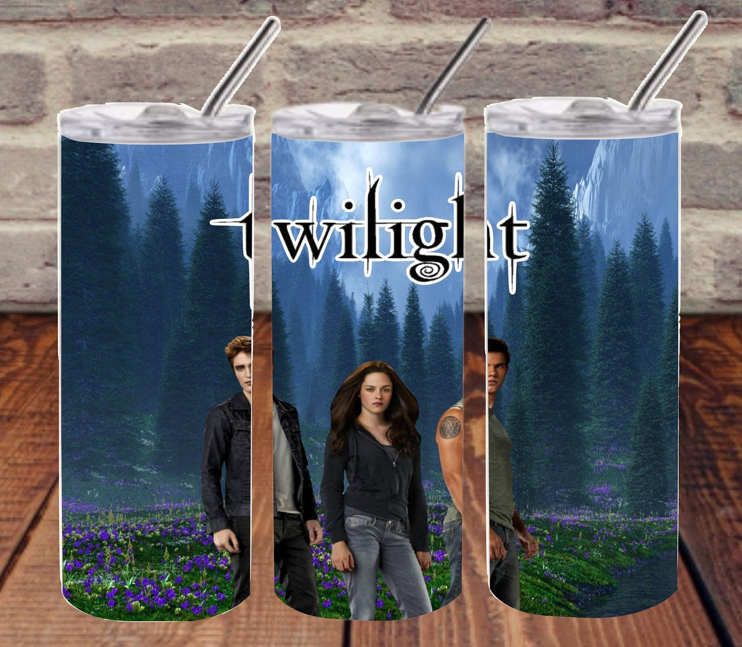 Twilight 20 oz Skinny Tumbler