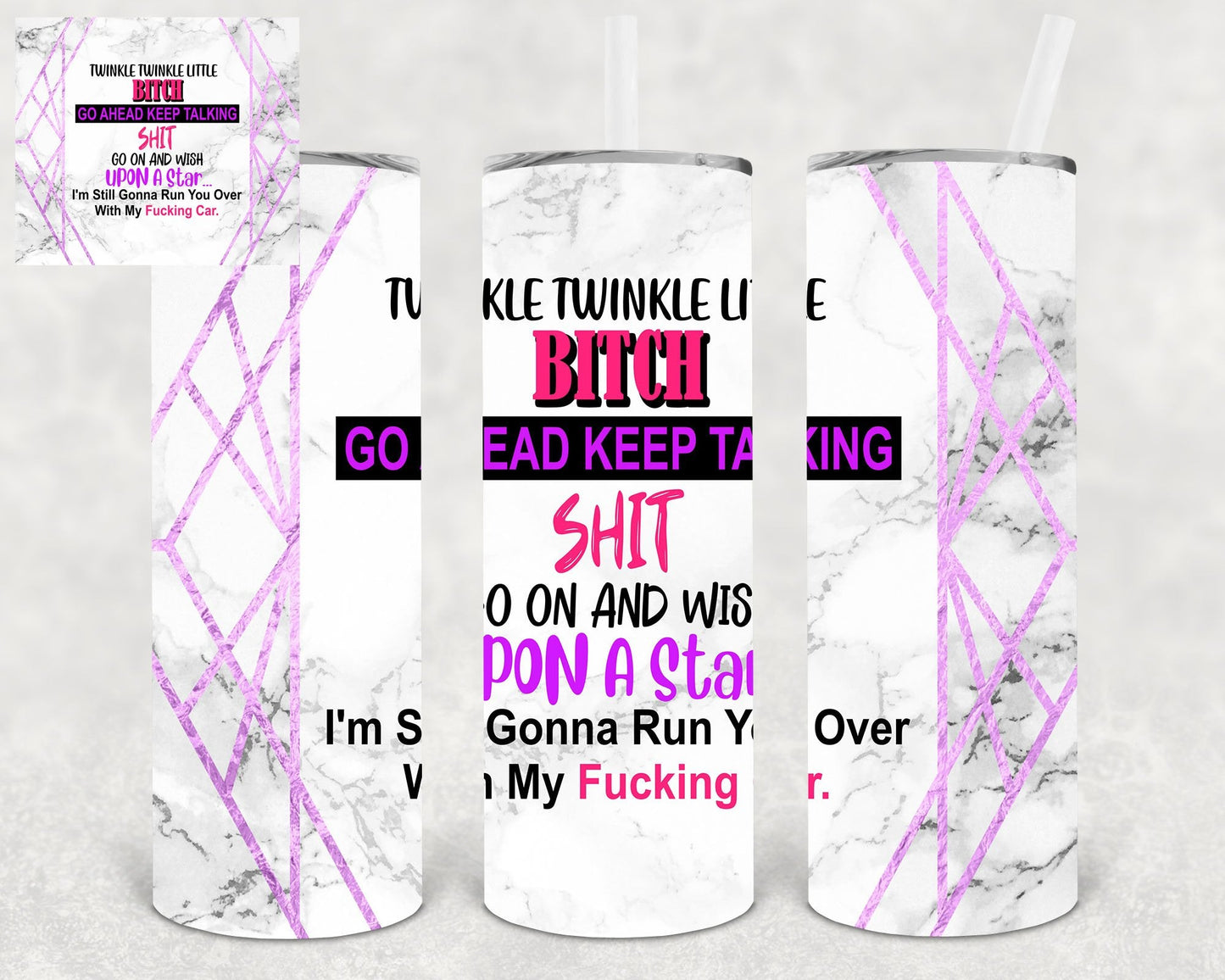 Twinkle Twinkle 20 oz Skinny Tumbler