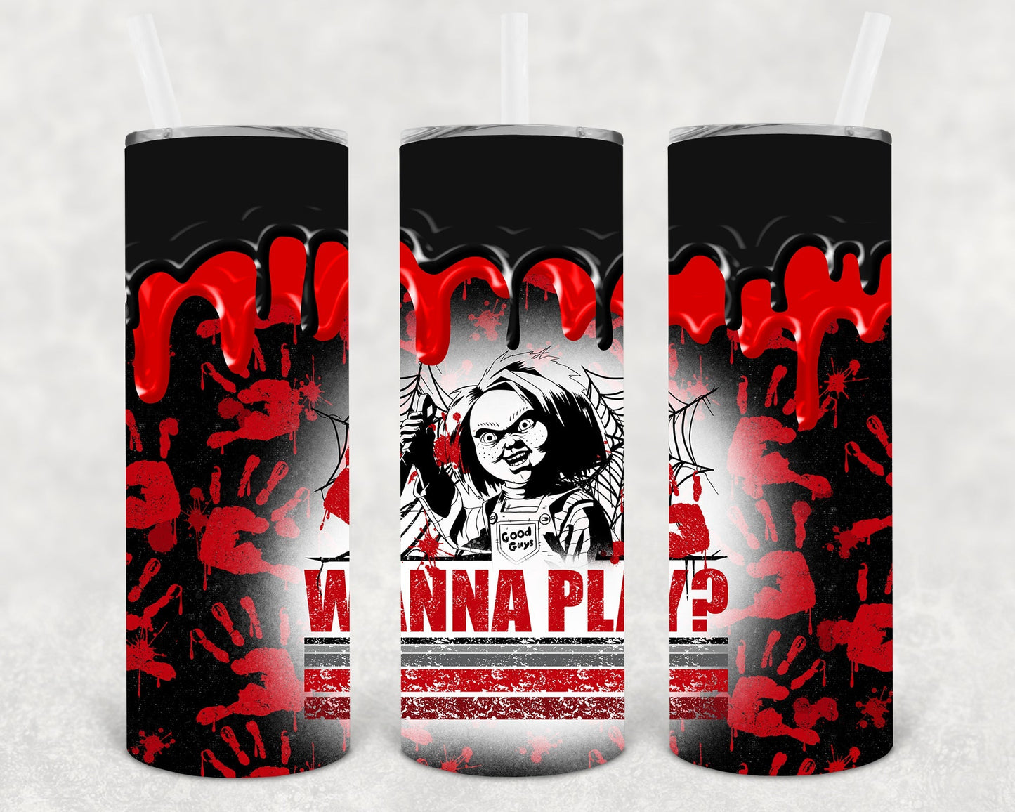 Wanna Play 20 oz Skinny Tumbler