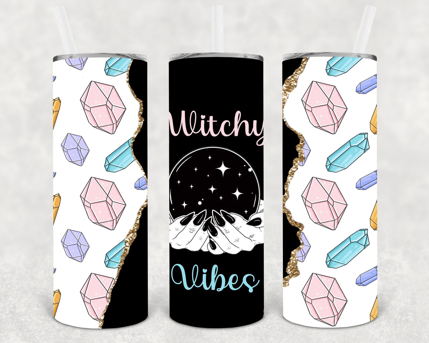 Witchy Vibes 20 oz Skinny Tumbler