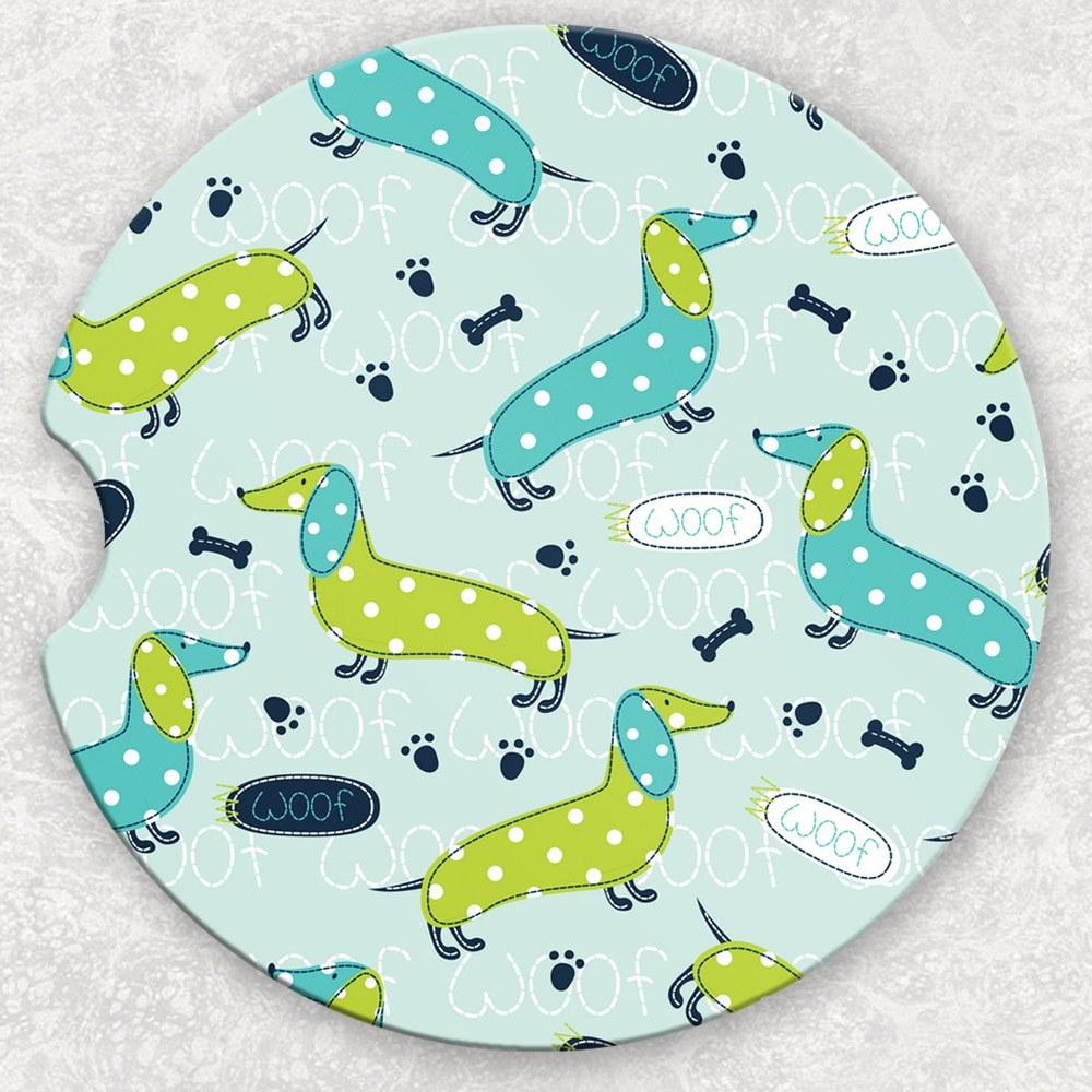 Car Coaster Set - Woof