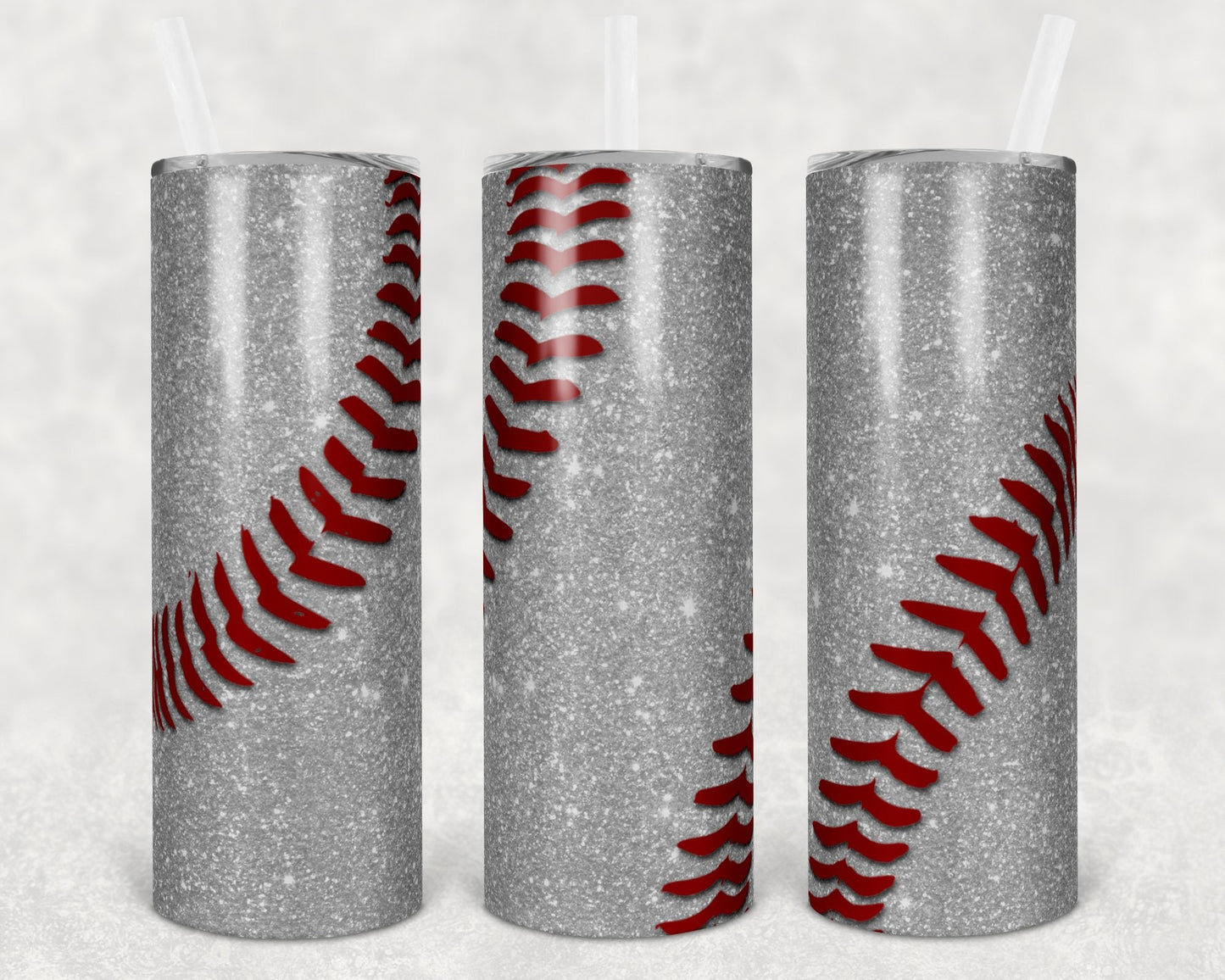 Baseball 20 oz Skinny Tumbler
