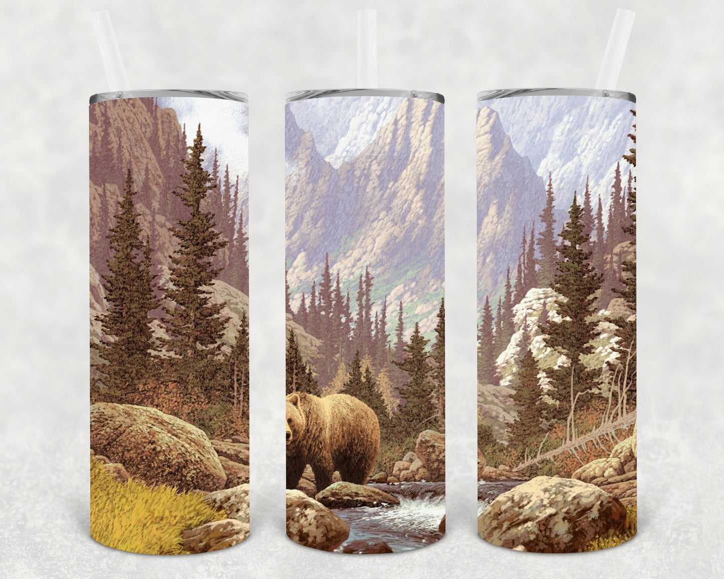 Bear 20 oz Skinny Tumbler